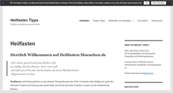 Desktop Screenshot of heilfasten-muenchen.de