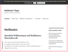 Tablet Screenshot of heilfasten-muenchen.de